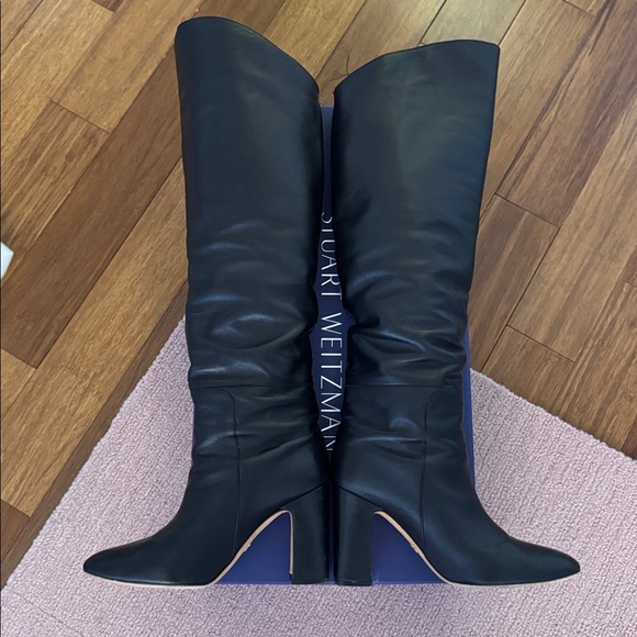 Stuart Weitzman Lucinda Leather Boots - Picture 3 of 11